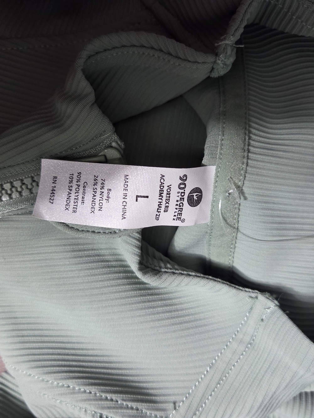 Women's Cropped Half-Zip Long-Sleeve Top - Picture 8 of 8